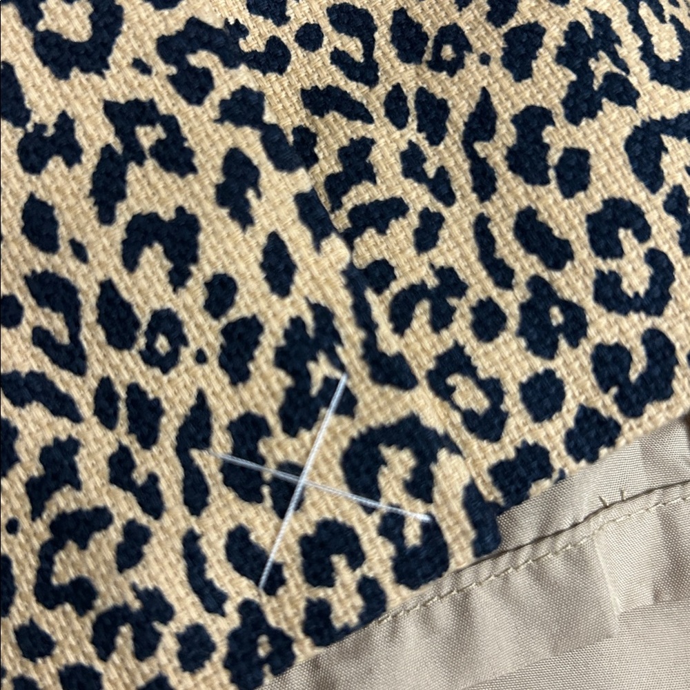 J. Crew Tan and Black Leopard Print Mini Dress size 6, NWOT - Picture 5 of 7